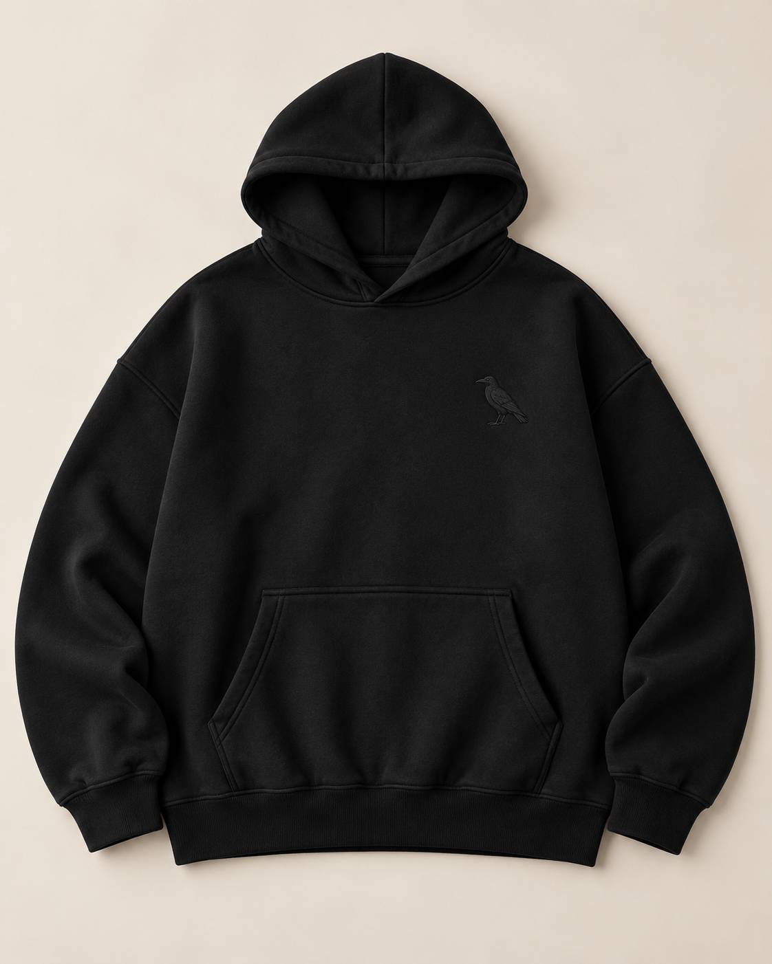 Front flat lay of Night Flight Hoodie
