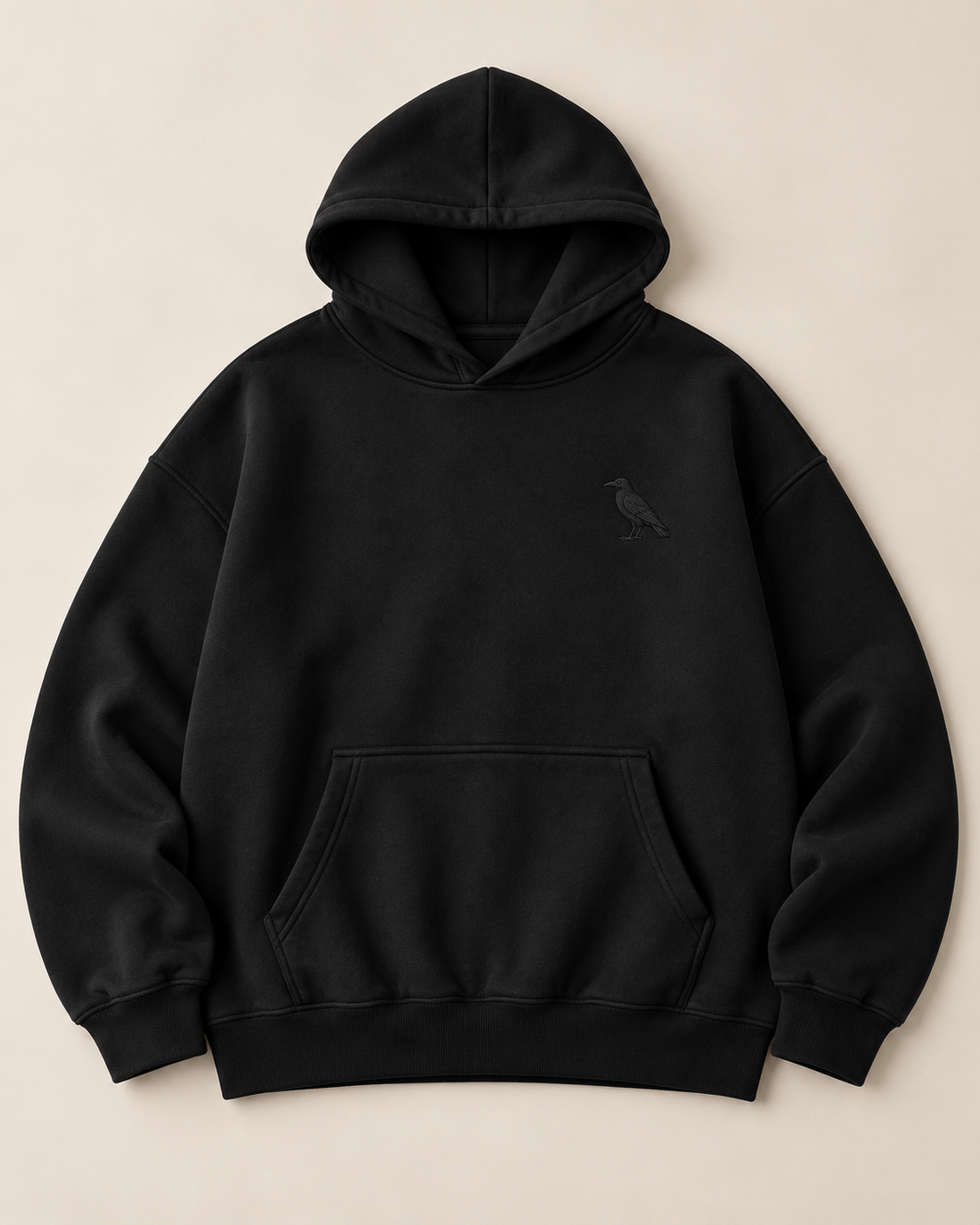 Front flat lay of Night Flight Hoodie